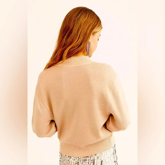 NWT Free People Starry Night Metallic Sweater Medium - Picture 3 of 9